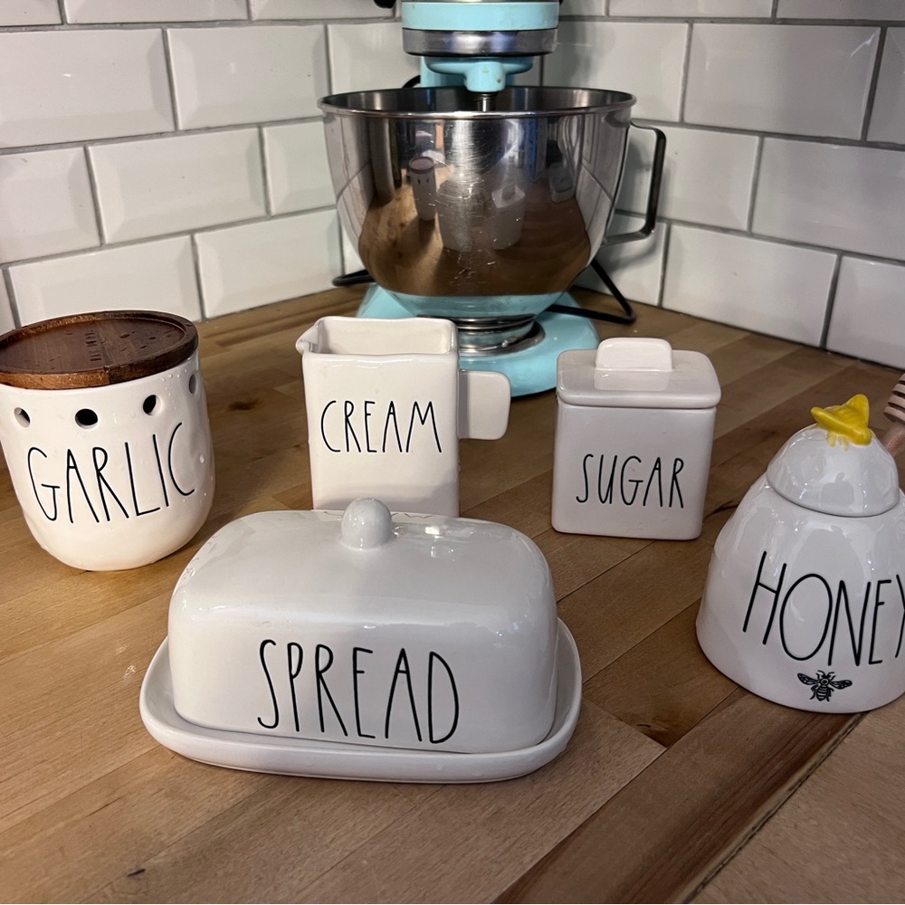 Rae Dunn Ceramic Kitchen Set, Artisan Collection by Magenta